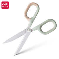 1Pcs DELI NS056 3 Colors Curved  Labor-saving Scissors Office Paper Cutter Supplies Stationery