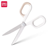 1Pcs DELI NS056 3 Colors Curved  Labor-saving Scissors Office Paper Cutter Supplies Stationery