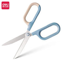 1Pcs DELI NS056 3 Colors Curved  Labor-saving Scissors Office Paper Cutter Supplies Stationery