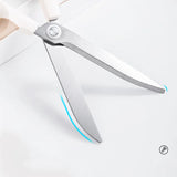 1Pcs DELI NS056 3 Colors Curved  Labor-saving Scissors Office Paper Cutter Supplies Stationery