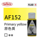 1Pcs Holbein Acrylic Paint FLUID Painting Leather Bag Model Modified Color Liquid Acrylic Pigment 35ml