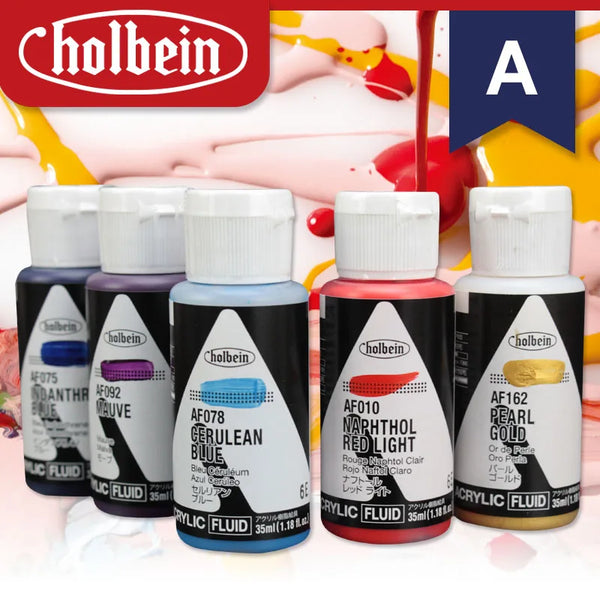 1Pcs Holbein Acrylic Paint FLUID Painting Leather Bag Model Modified Color Liquid Acrylic Pigment 35ml