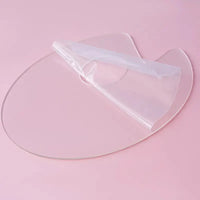 AOOKMIYA 1Pcs Transparent Palette Acrylic Palette Fine Arts Oil Painting Palette Gouache Acrylic Painting Palette