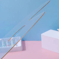 AOOKMIYA 1Pcs Transparent Palette Acrylic Palette Fine Arts Oil Painting Palette Gouache Acrylic Painting Palette
