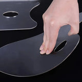 AOOKMIYA 1Pcs Transparent Palette Acrylic Palette Fine Arts Oil Painting Palette Gouache Acrylic Painting Palette