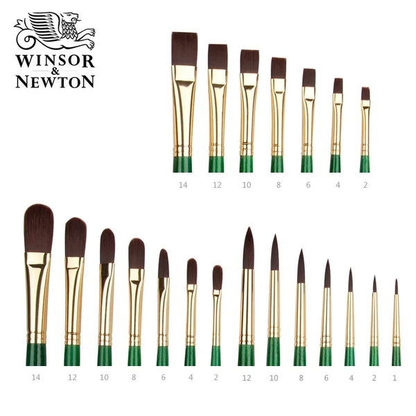 1Set Winsor Newton Acrylic / Oil Painting Brushes High Elastic Nylon L –  AOOKMIYA