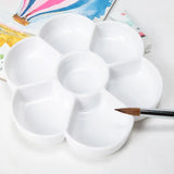 AOOKMIYA AOOKMIYA  1pc Chinese Brush Painting High Density Plastic Plum Blossom Design Palette