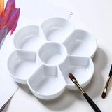 AOOKMIYA AOOKMIYA  1pc Chinese Brush Painting High Density Plastic Plum Blossom Design Palette