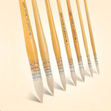 1pc artista pincel de pintura profissional artesanal esquilo cabelo aquarela pincel para guache pincéis de pintura a óleo aquarela