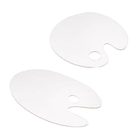 AOOKMIYA AOOKMIYA  2/3Pcs Acrylic Paint Palette Clear Palette Oval/Round Designs with Thumb Hole for Kid Artist Watercolor Drawing DIY Wall Art