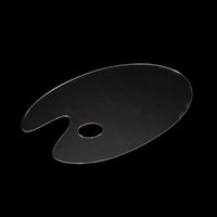 AOOKMIYA AOOKMIYA  2/3Pcs Acrylic Paint Palette Clear Palette Oval/Round Designs with Thumb Hole for Kid Artist Watercolor Drawing DIY Wall Art