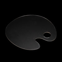 AOOKMIYA AOOKMIYA  2/3Pcs Acrylic Paint Palette Clear Palette Oval/Round Designs with Thumb Hole for Kid Artist Watercolor Drawing DIY Wall Art