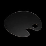 AOOKMIYA AOOKMIYA  2/3Pcs Acrylic Paint Palette Clear Palette Oval/Round Designs with Thumb Hole for Kid Artist Watercolor Drawing DIY Wall Art
