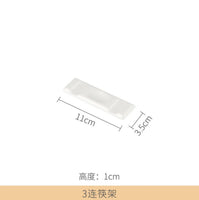 AOOKMIYA  2 Piece Simple Ceramic Multi-grid Palette Watercolor Painting White Porcelain Color Palette Art Supplies new