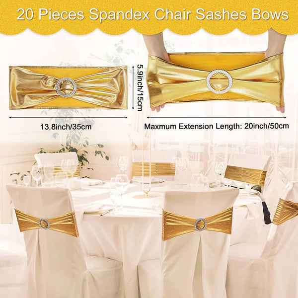 Gold chair online covers for weddings
