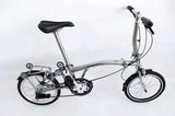 20 inch small wheel titanium alloy   material frame folding bicycle / bike for woman