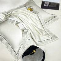 2000TC Egyptian Cotton Bedding Set Luxury Jacquard Duvet Cover Set with Sheet Cream Comforter Covers Pillowcases Bed Linen