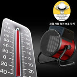 2000W Portable Industrial Electric Heater 200V Thermostat Air Warmer Radiator Room Fast Heat 3 Gear Adjust Overheat Protection