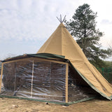 2023 new arrival canvas desert tipi tent wedding pyramid tent for event