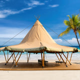 2023 new arrival canvas desert tipi tent wedding pyramid tent for event