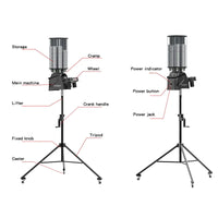 2024 Hot Sales Automatic Badminton Ball Machine For Training Practice With APP Remote Control, PUSUN PB-6001