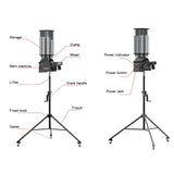 2024 Hot Sales Automatic Badminton Ball Machine For Training Practice With APP Remote Control, PUSUN PB-6001
