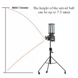 2024 Hot Sales Automatic Badminton Ball Machine For Training Practice With APP Remote Control, PUSUN PB-6001