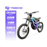 2024 Off Road Ebike 8000w 72v Mid drive Electric Bicycle Hybrid 35Ah Aluminum Electric Dirt Bike E Motorbike