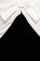2025 release of new fashion Alessandra Rich dress in black and white dual color, high-end designer handmade long dresses