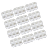 AOOKMIYA  20pcs Portable Painting Palettes Plastic Drawing Tray for DIY Craft Professional Art Painting