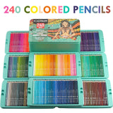 240/300 Pcs Oil Colored Pencils Set Professional Drawing Color Pencil 240/300 Colors For Artist Coloring Sketch Art Supplies