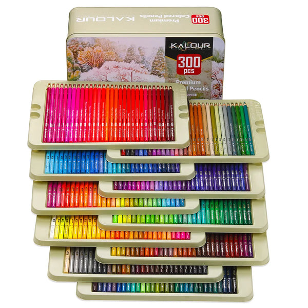 240/300 Pcs Oil Colored Pencils Set Professional Drawing Color Pencil –  AOOKMIYA