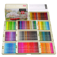 240/300 Pcs Oil Colored Pencils Set Professional Drawing Color Pencil 240/300 Colors For Artist Coloring Sketch Art Supplies