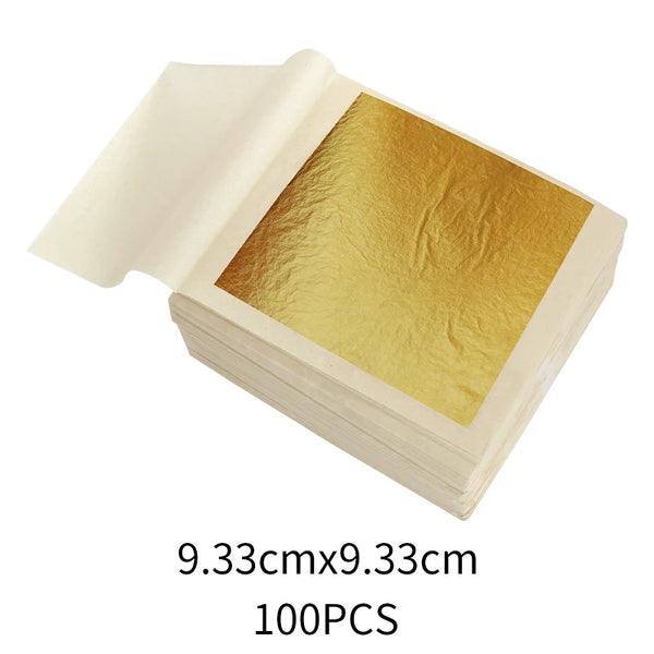 Edible Gold Leaf For Cakes - Gold Leaf Foil Sheets for Decorating Cakes