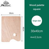 AOOKMIYA 25 pcs/lot Phoenix Rectangle Wooden Palette