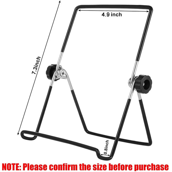 AOOKMIYA 2pcs Adjustable Plate Stand Easel Picture Frame Stand Foldabl