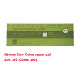 300g 100% Cotton Academy Watercolor Paper Pad Water Color Aquarelle Sketchbook Baohong 380*130mm with 20 Sheets