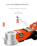 30T Jack pneumático horizontal, 0.8-1.2Mpa, reparo hidráulico do vapor, pressão do pneu, caminhão, resistente