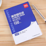 32k Total 100sheets Double Sided Carbon Paper 97Blue + 3Red Thin Type Accounting Bill File Copy Tool Office Home Shop  9374