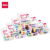 350PCS Deli 0021 Color I-Nail Push Pins Cute Wall Cubicle Accessories Cork Board Pin Thumbtacks