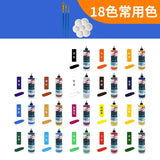 36/24/18/12/6 color acrylic paint set 110ml pigment waterproof sunscreen does not fade diy hand-painted wall painting paint art