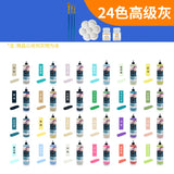 36/24/18/12/6 color acrylic paint set 110ml pigment waterproof sunscreen does not fade diy hand-painted wall painting paint art