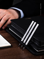 3PCS/BOX Deli S210 0.5mm Bullet Head Neutral Pen Core Gel Pen Refill Black Color 99mm Pen Refill Fit Deli S99 Gel Pen