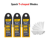 3Pcs/Set Deli Home Retractable Utility Knife 9/18mm Premium Sharp Blades Box Cutter Wallpaper Express Box Opening нож Art Suppli