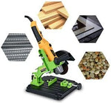 Angle Grinder Stand Grinder Holder Cutter Support Aluminum Bracket Iron base100-115 Angle Grinder Cutting (4in-4.5in.)