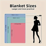 1pc Soft and Comfortable Flower and Butterfly Print Blanket - Perfect for Travel, Couch, Bed, and Office - Ideal Birthday Gift for Boys, Girls, and Adults - All-Season Availability