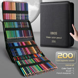 48/72/120/150/200 Professional Oil Color Pencil Set Watercolor Drawing Colored Pencils Storage Bag Stationary School Supplies