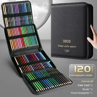 48/72/120/150/200 Professional Oil Color Pencil Set Watercolor Drawing Colored Pencils Storage Bag Stationary School Supplies