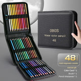 48/72/120/150/200 Professional Oil Color Pencil Set Watercolor Drawing Colored Pencils Storage Bag Stationary School Supplies