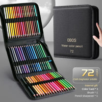 48/72/120/150/200 Professional Oil Color Pencil Set Watercolor Drawing Colored Pencils Storage Bag Stationary School Supplies